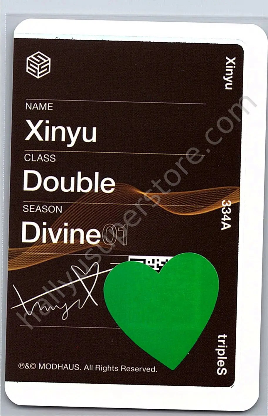 tripleS - Xinyu - Performante album photocard objekt music album (UNSCANNED)