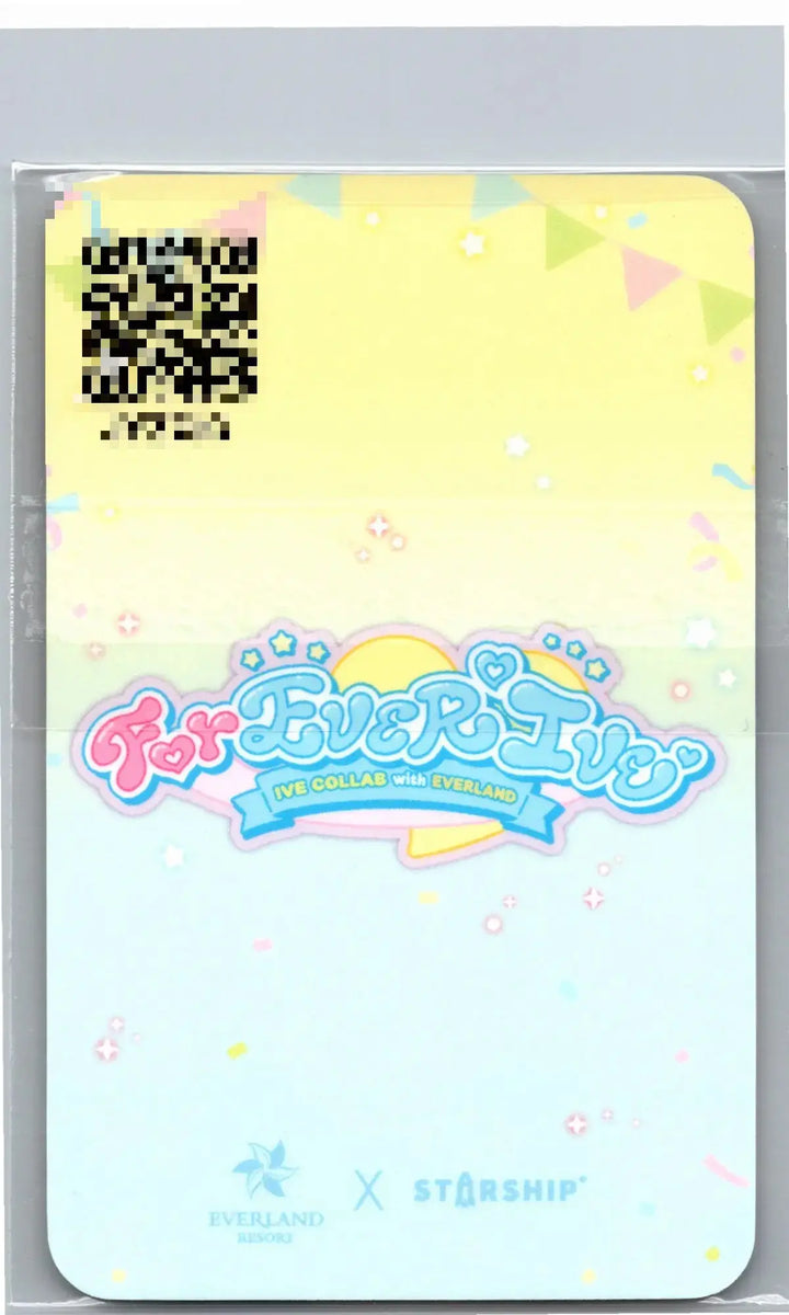 IVE - IVE COLLAB with EVERLAND <ForEVER IVE> POP-UP Store Photopass Event Photocard [26.07.02]