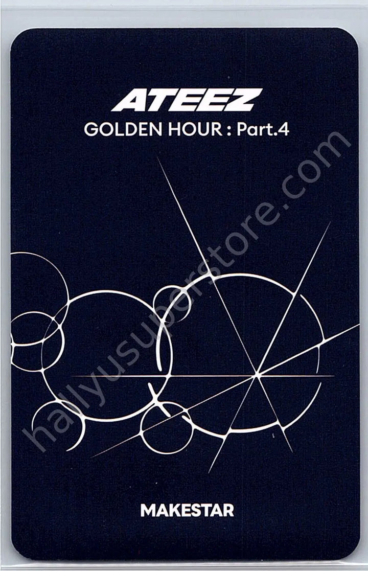 ATEEZ - Yunho - GOLDEN HOUR : Part.4 emart24 makestar pob (pre-order benefit)