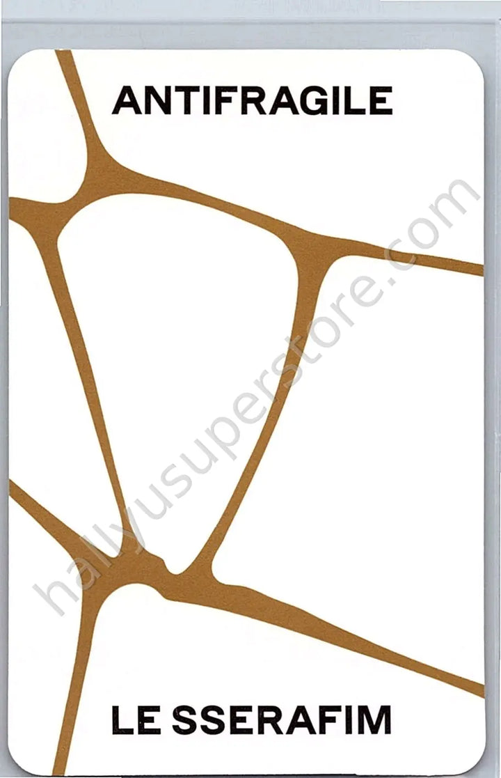 LE SSERAFIM - Sakura - ANTIFRAGILE album photocard iridescent opal version standard version