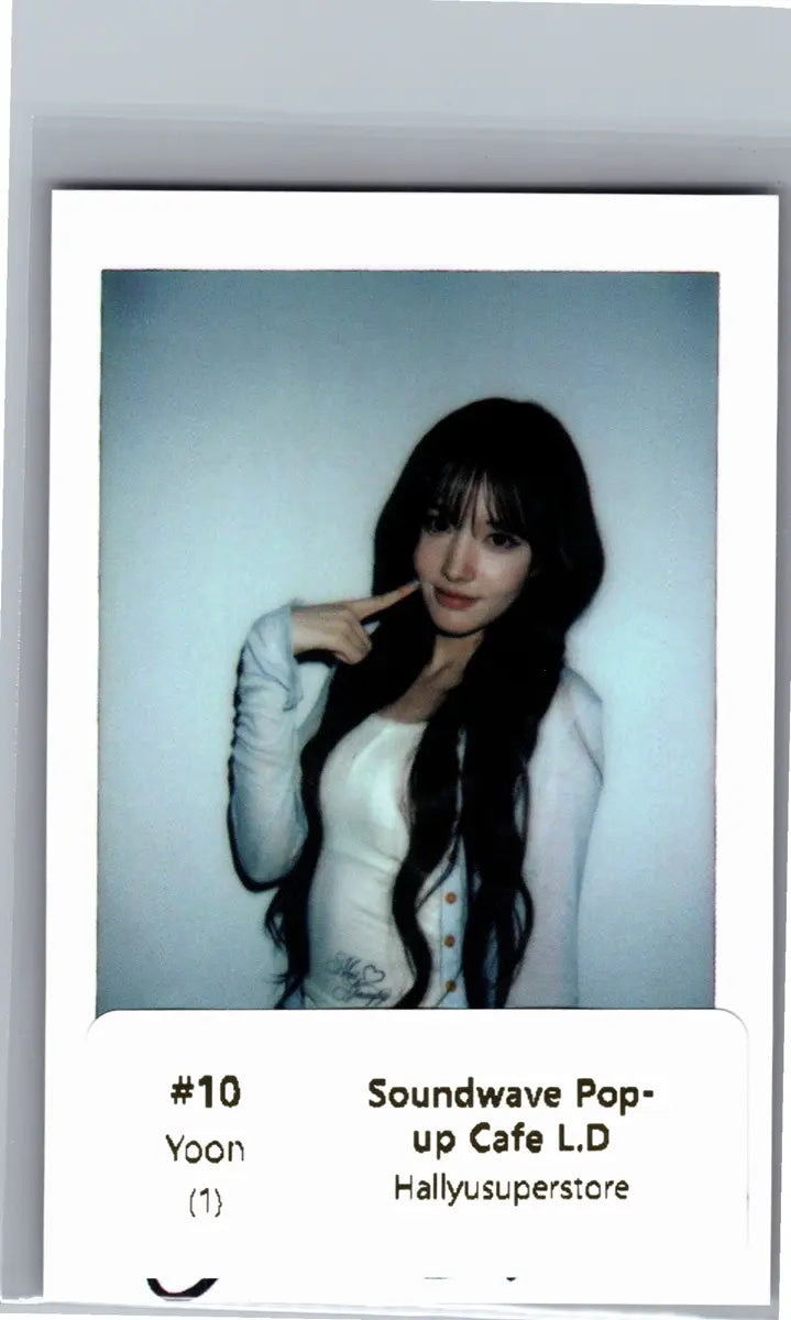 STAYC "2:LOVE" - Soundwave Pop-up Cafe Lucky Draw Photocard , Polaroid type Photocard [26.06.17]