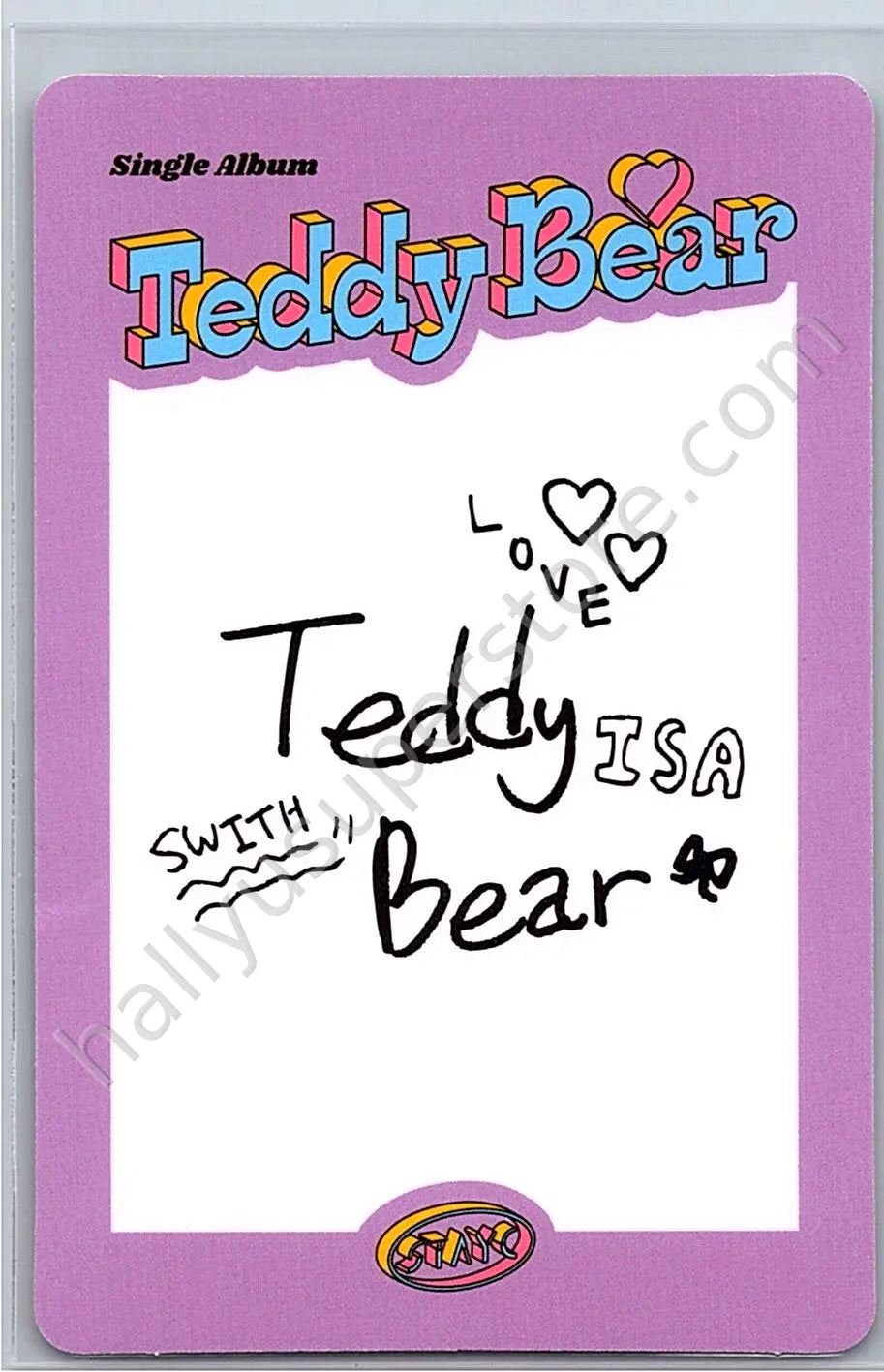 STAYC - Isa - Teddy Bear album photocard together version
