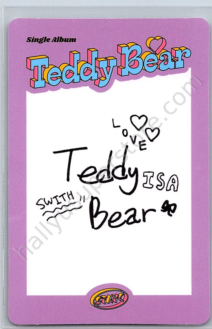 STAYC - Isa - Teddy Bear album photocard together version