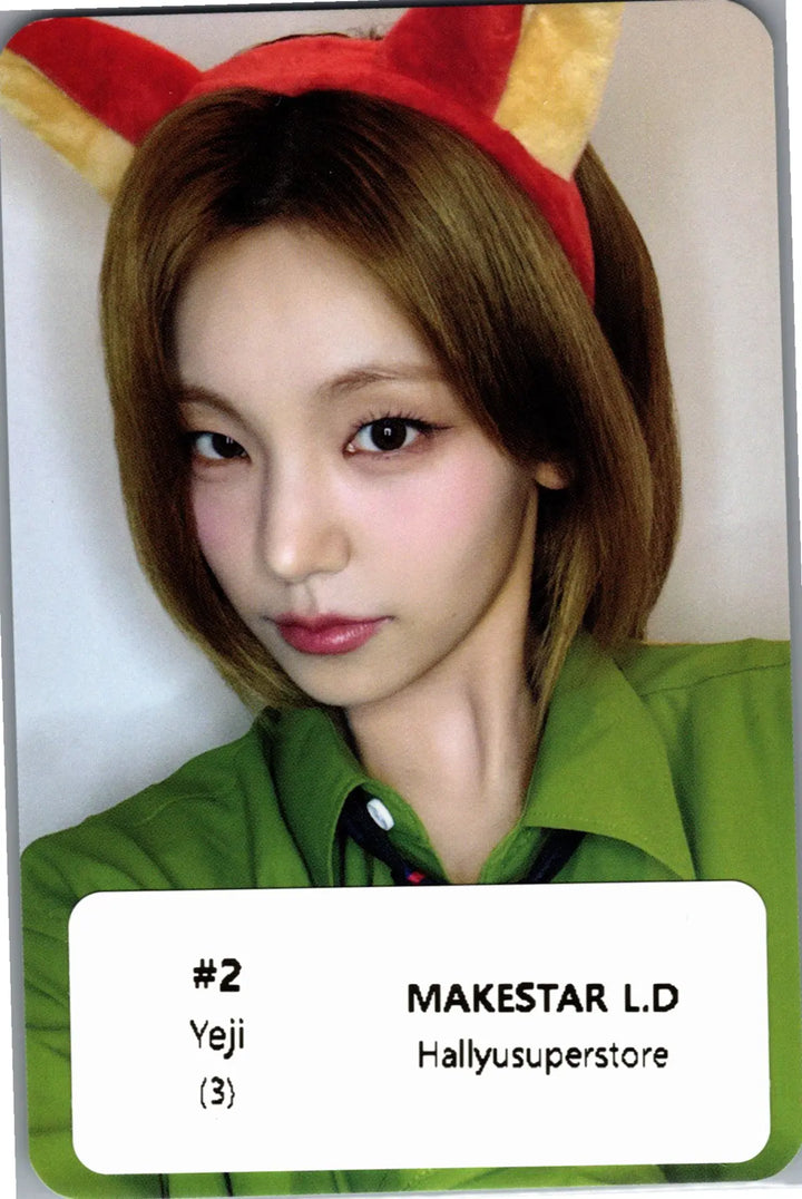 ITZY "Motto"- Makestar Lucky Draw Event Photocard R2 [26.08.25]