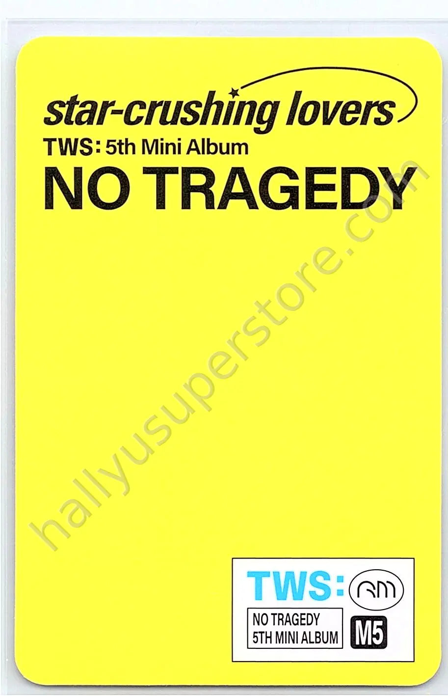 TWS - Kyungmin - No Tragedy album photocard love guide ver standard version