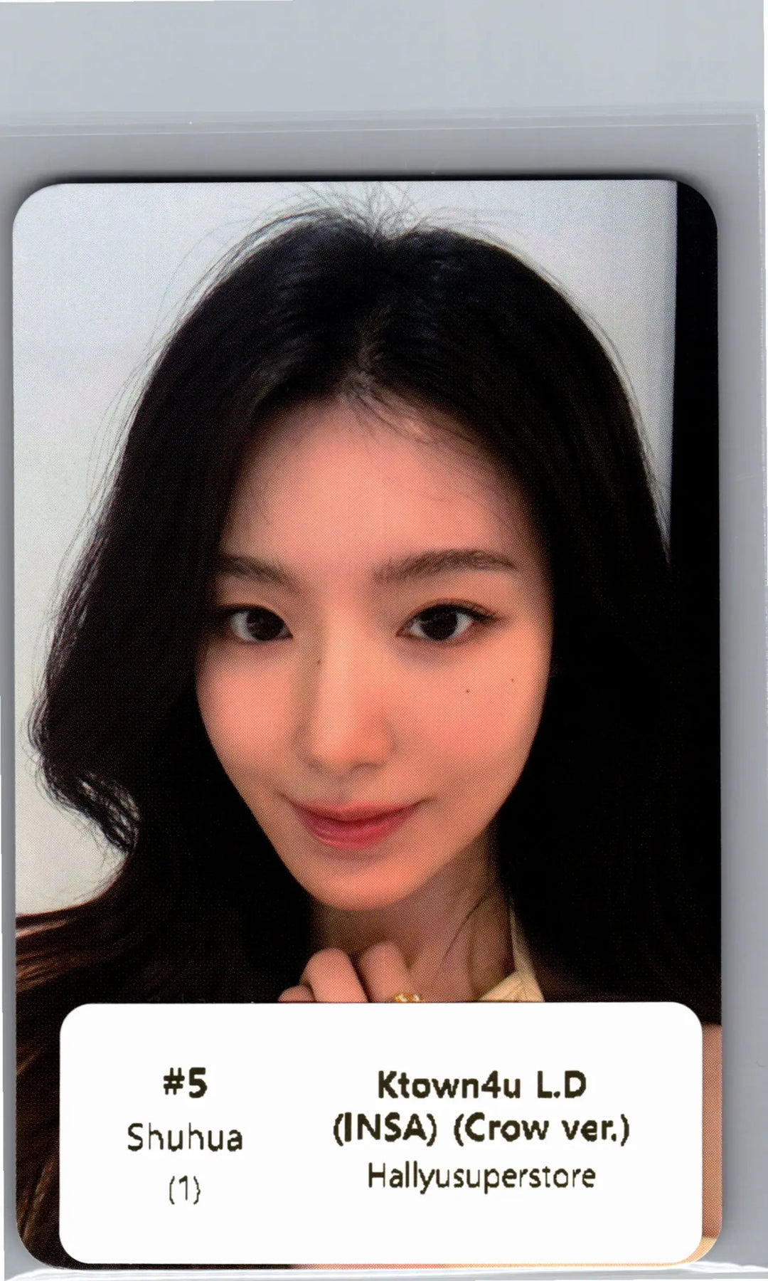 I-DLE "We made" - Ktown4U Lucky Draw Event Photocard (INSA)(Crow Ver.) [26.07.07]