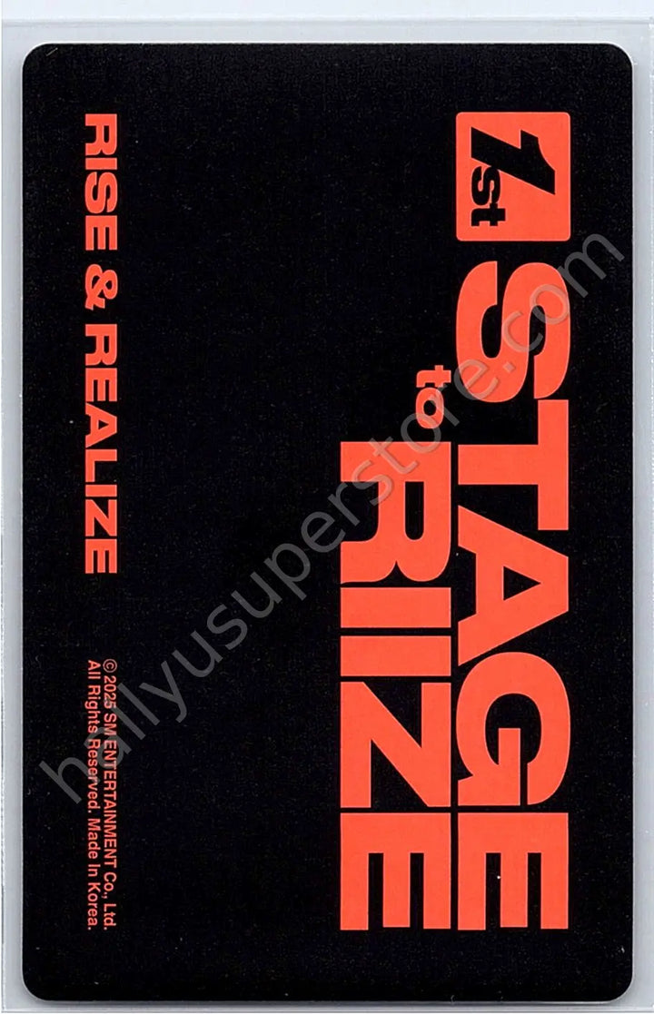 RIIZE  - Sohee - 1st STAGE to RIIZE Blu-ray ver.