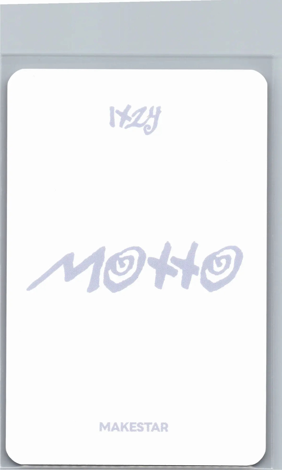 ITZY "Motto"- Makestar Fansign Event Photocard, Mini Photocard R2 (POCAALBUM Ver.) [26.07.14]