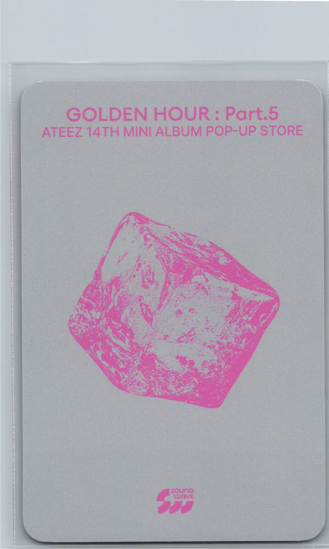 ATEEZ "GOLDEN HOUR : Part.5" - Soundwave POP-UP Lucky Draw Event Photocard, Card Sticker [26.06.26]