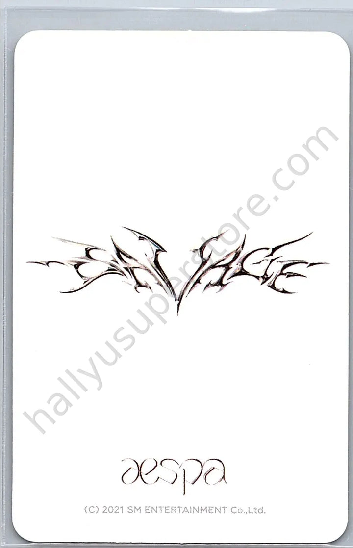 aespa - Winter - Savage holographic (hologram) merch photocard