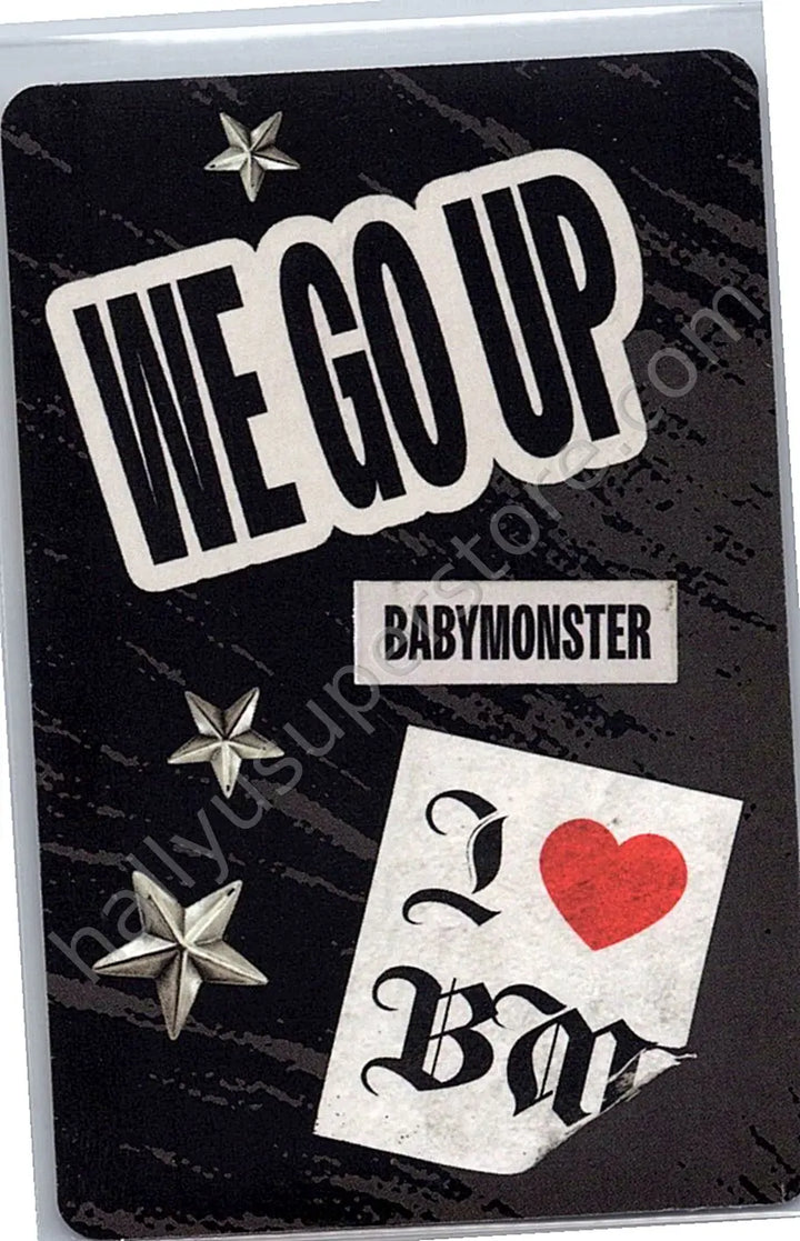 BABYMONSTER - Ahyeon - WE GO UP MD Events lucky draw (LD) merch photocard pop-up exclusive