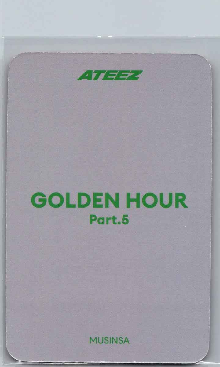 ATEEZ "GOLDEN HOUR : Part.5" - Musinsa Event Photocard [26.07.06]