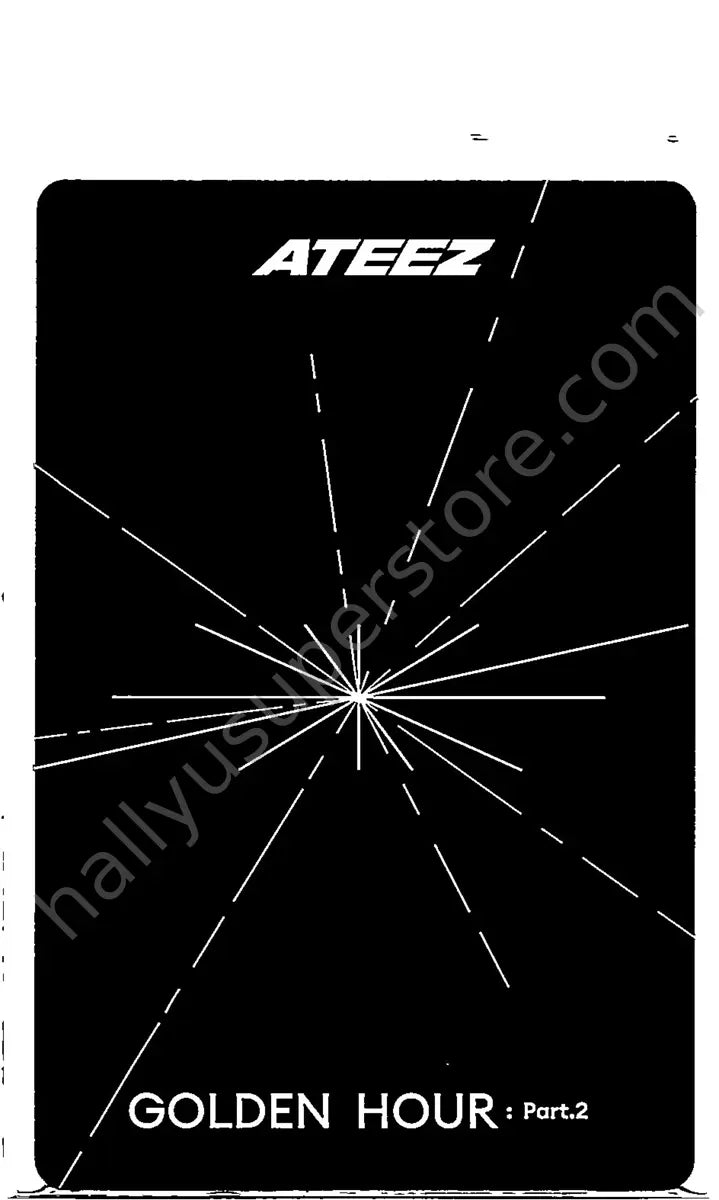 ATEEZ - Hongjoong - ATEEZ - Hongjoong - Golden Hour : Part 2 Album album photocard digipack ver.