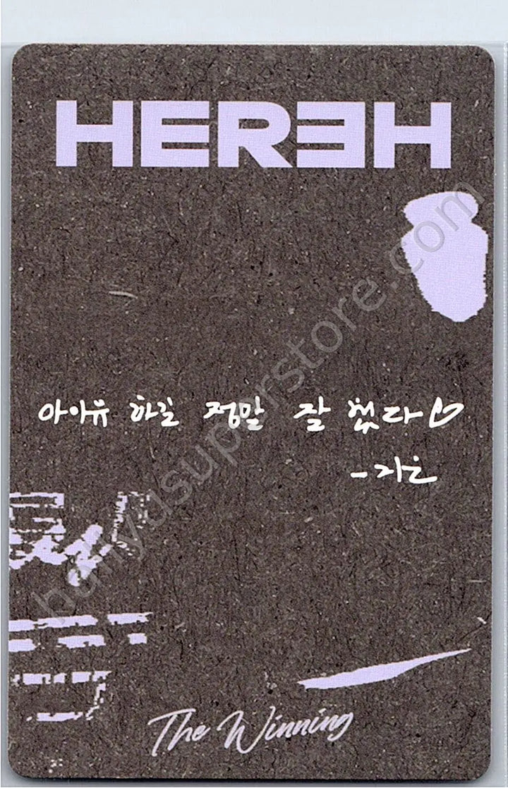 IU - IU - [THE WINNING] PHOTO CARD SET photocard