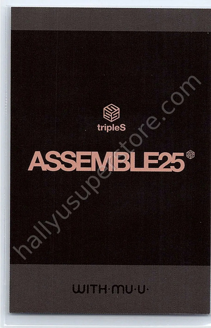 tripleS - Seoah - Assemble25 fansign polaroid round 4 withmuu