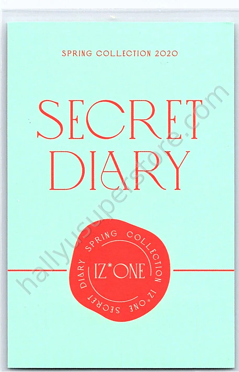 IZ*ONE - Hitomi - SPRING COLLECTION 2020 “SECRET DIARY” calendar version polaroid set