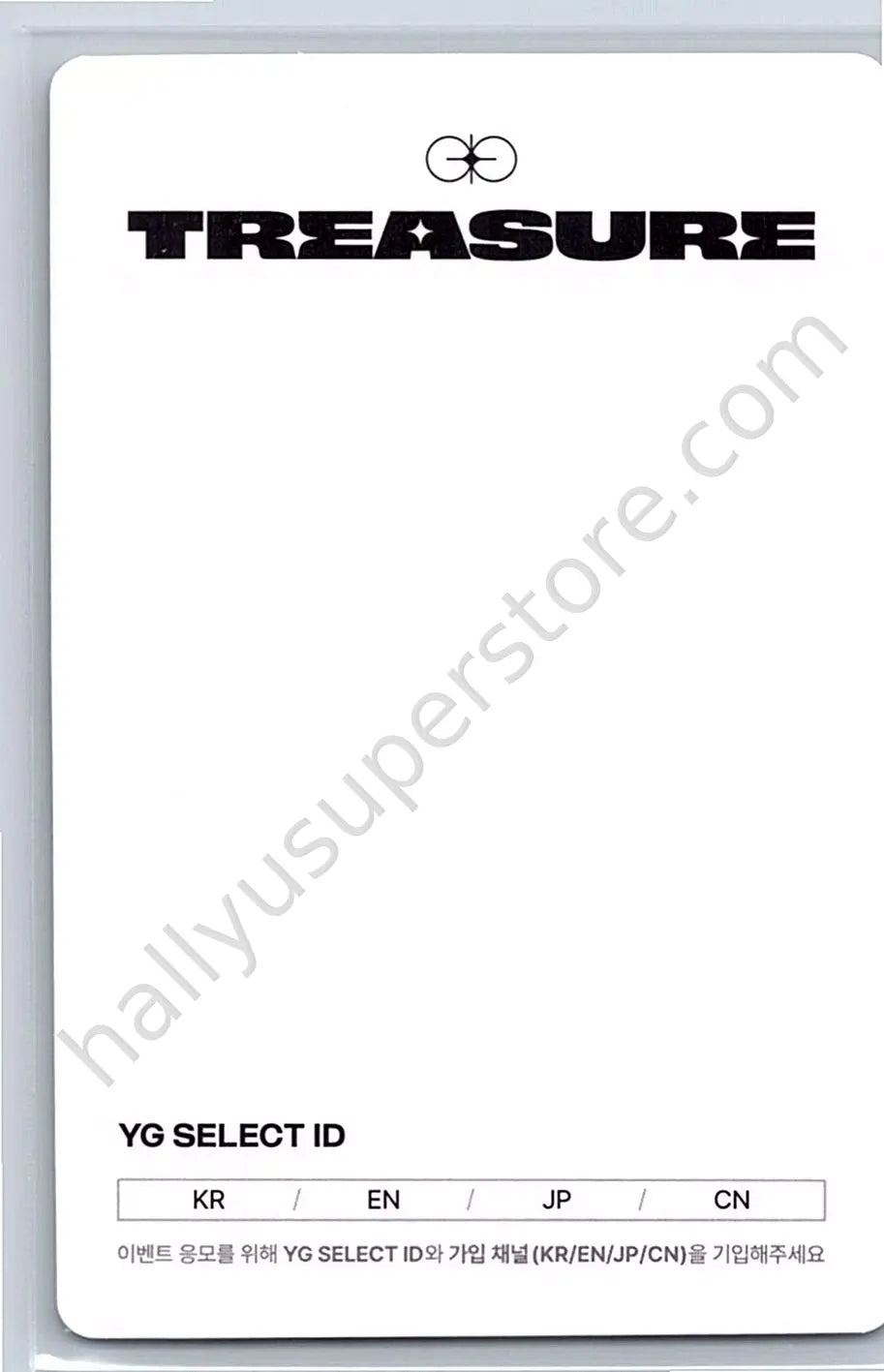 TREASURE - Yoshi - JIKJIN MD POP-UP random photocard