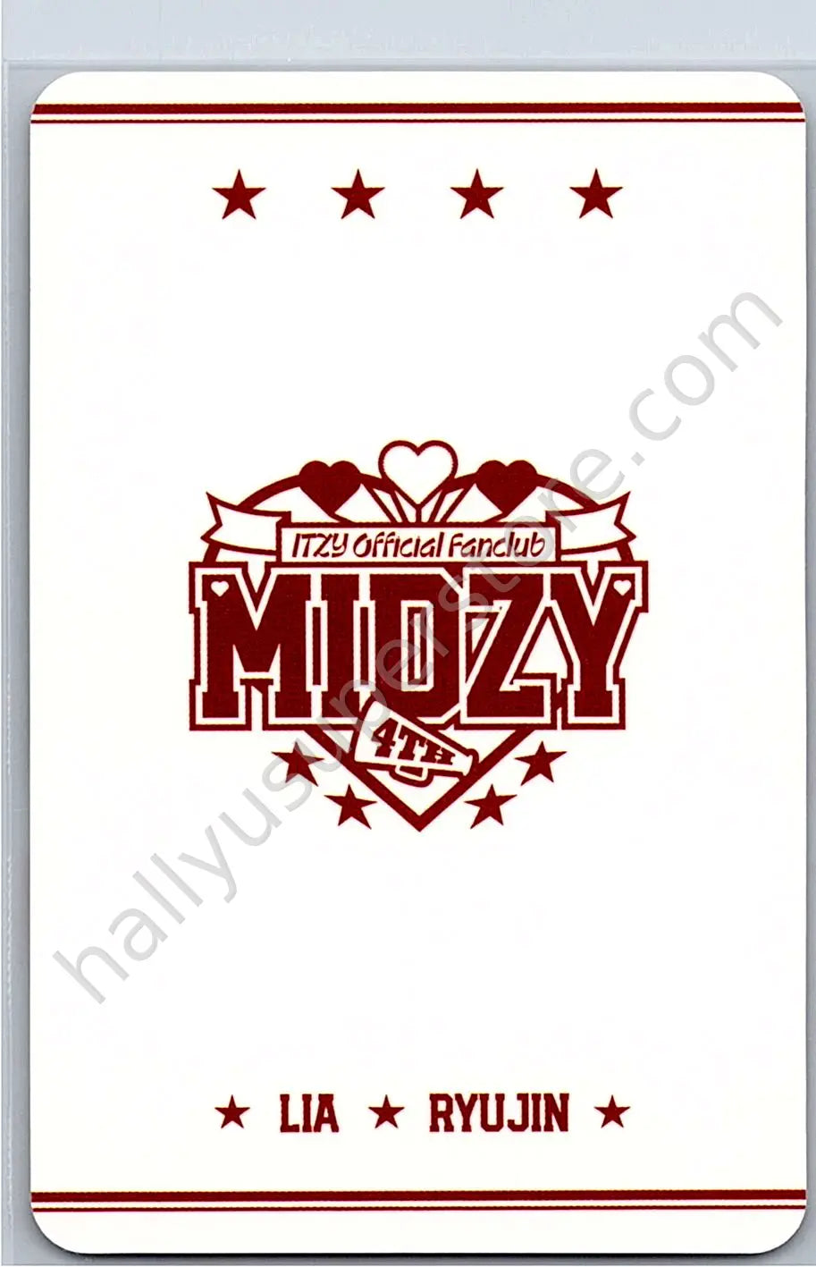 ITZY - Unit - ITZY Official Fanclub MIDZY 4th Generation fanclub photocard set