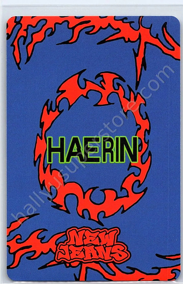 NewJeans - Haerin - How Sweet B version line friends photocard set pop-up store