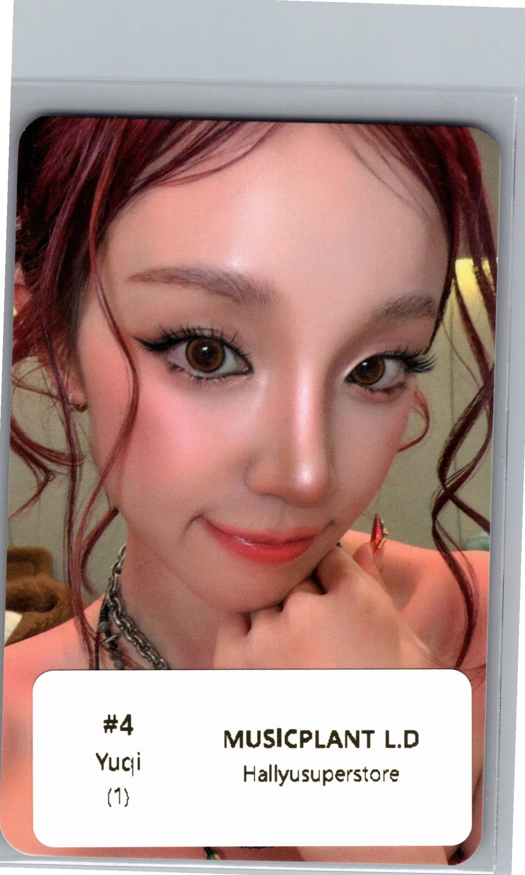 I-DLE "We made" - Music Plant Lucky Draw Event Photocard (Crow Ver.) [26.07.07]