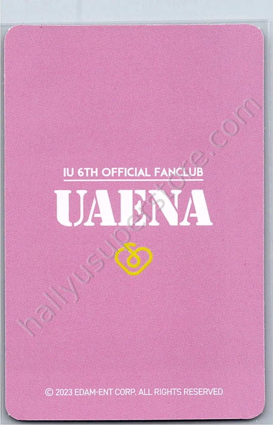 IU - IU - 6th UAENA Membership Kit photocard