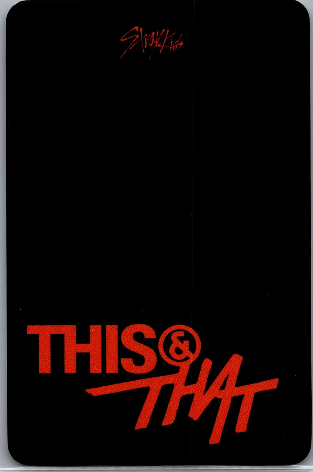 Stray Kids "THIS &amp; THAT" - BlueDreamMedia Pre-Order Benefit Photocard [26.08.11]