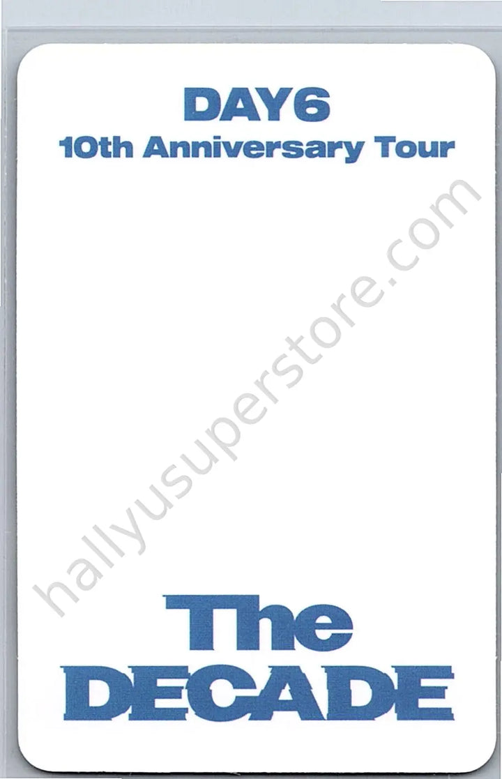 DAY6  - Sungjin - 10thAnniversaryTour