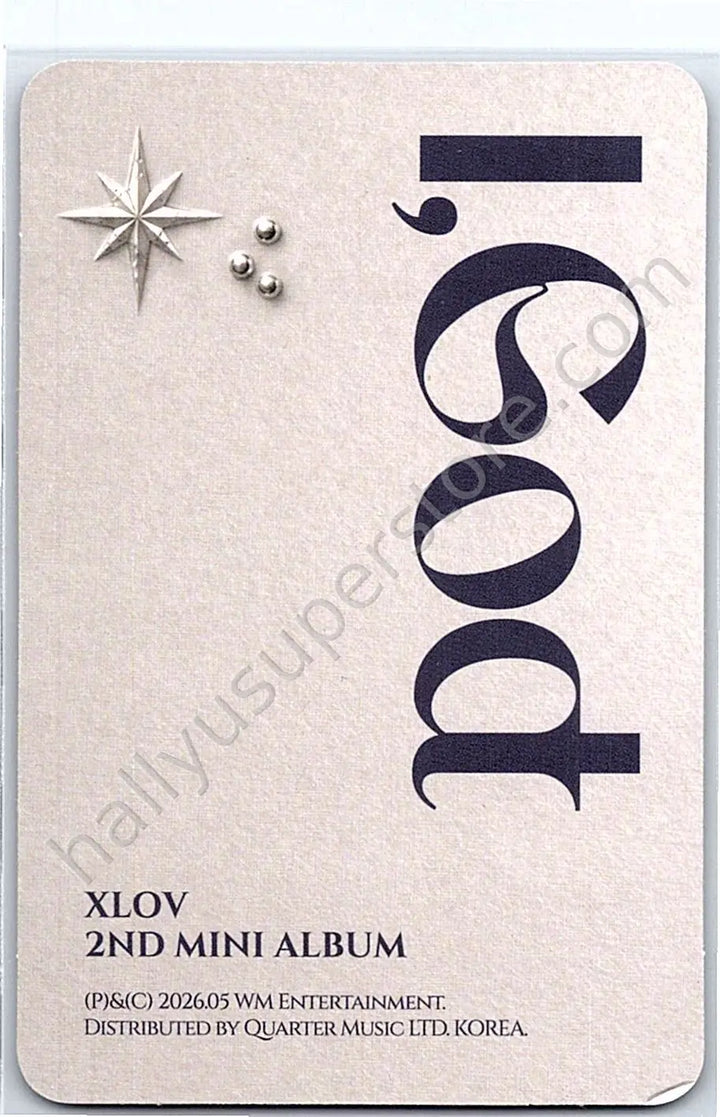 XLOV - Hyun - I, God album photocard i version