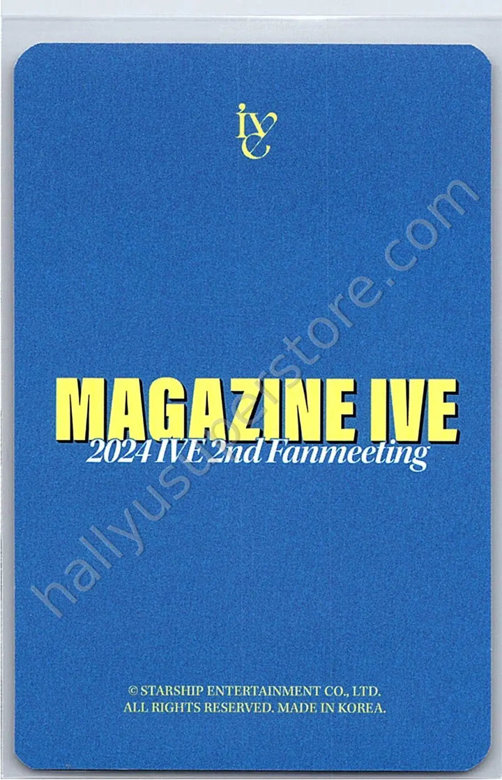IVE - Leeseo - Magazine IVE: 2nd Fanmeeting fan meeting trading card