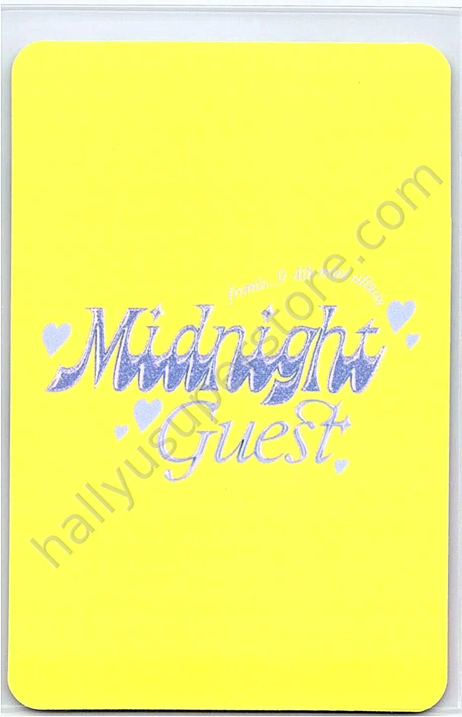 fromis_9 - Jiwon - Midnight Guest after midnight version album photocard
