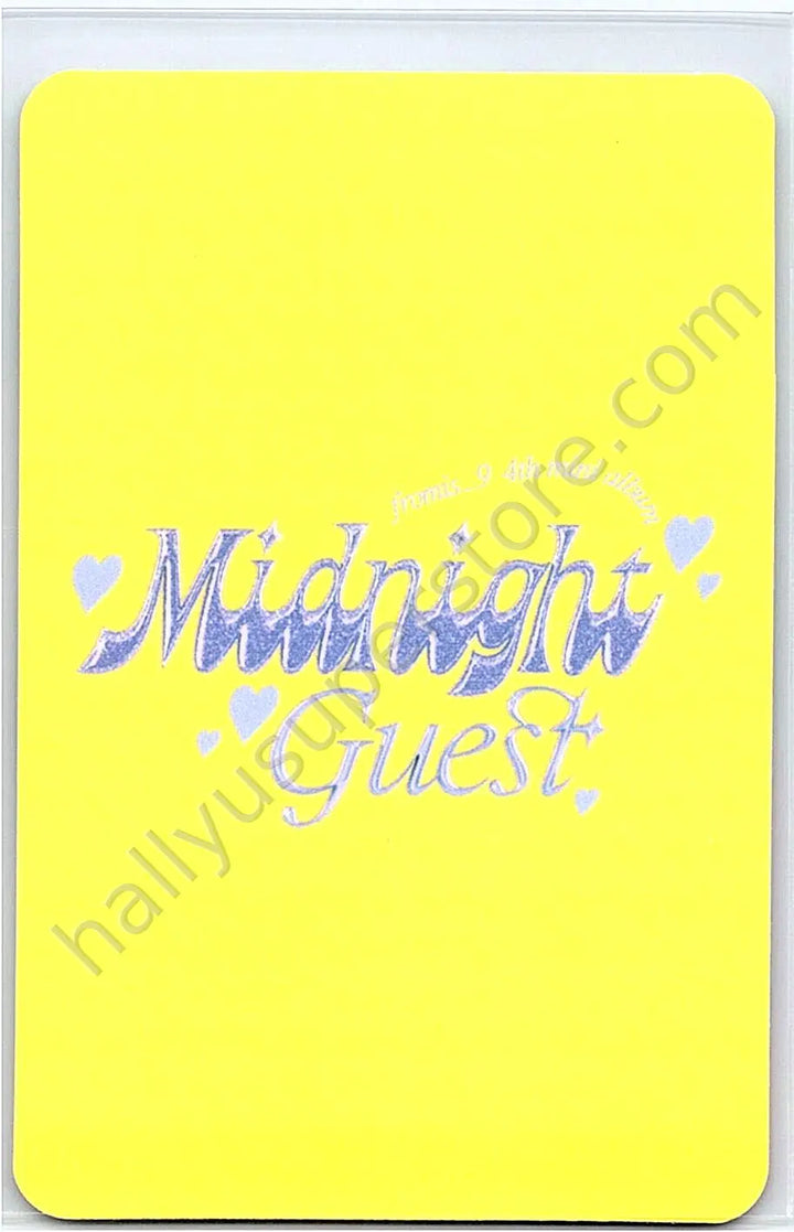 fromis_9 - Jiwon - Midnight Guest after midnight version album photocard