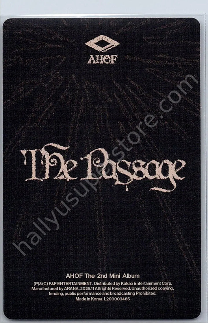 AHOF - Unit - The PASSAGE