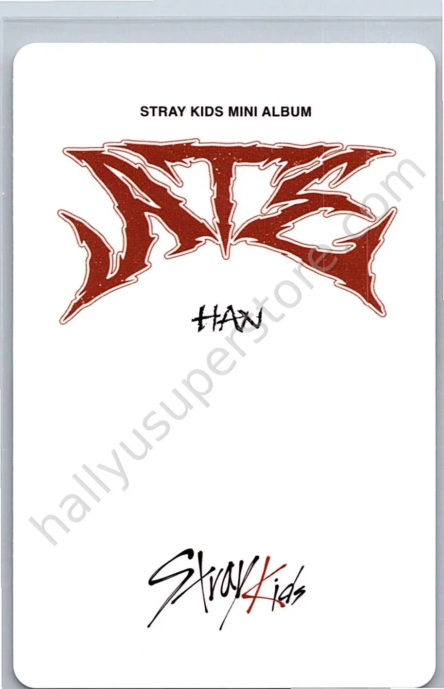 Stray Kids - HAN - ATE album photocard B version nemo version photocard set