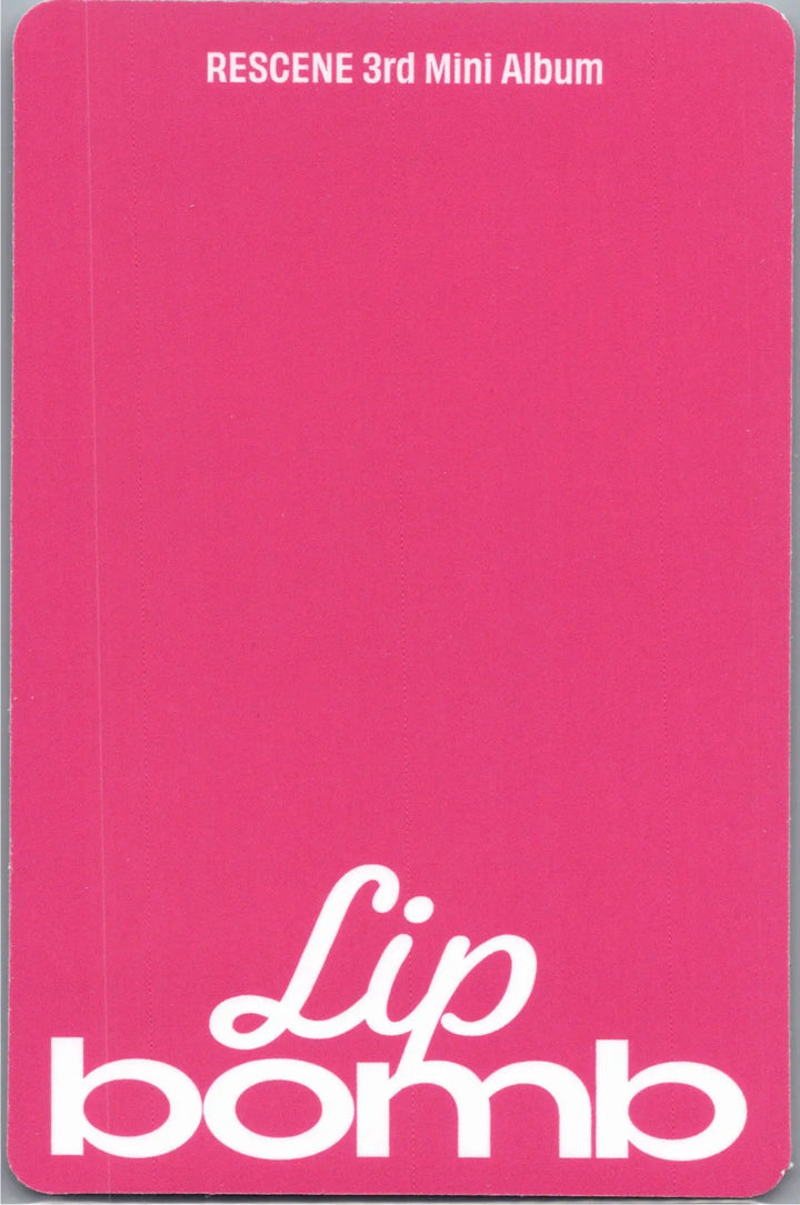 RESCENE "Lip bomb" - Official Photocard (QR)(Photocard Ver.) [26.07.24]