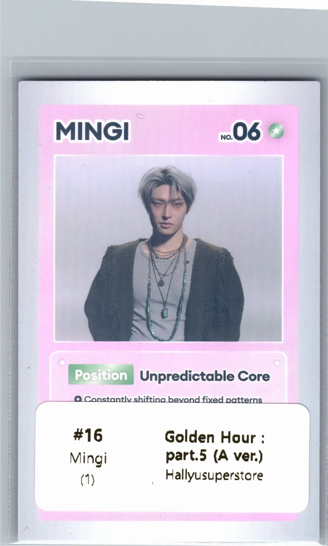 ATEEZ "GOLDEN HOUR : Part.5" - Official Photocard (A ver.) [26.06.26]