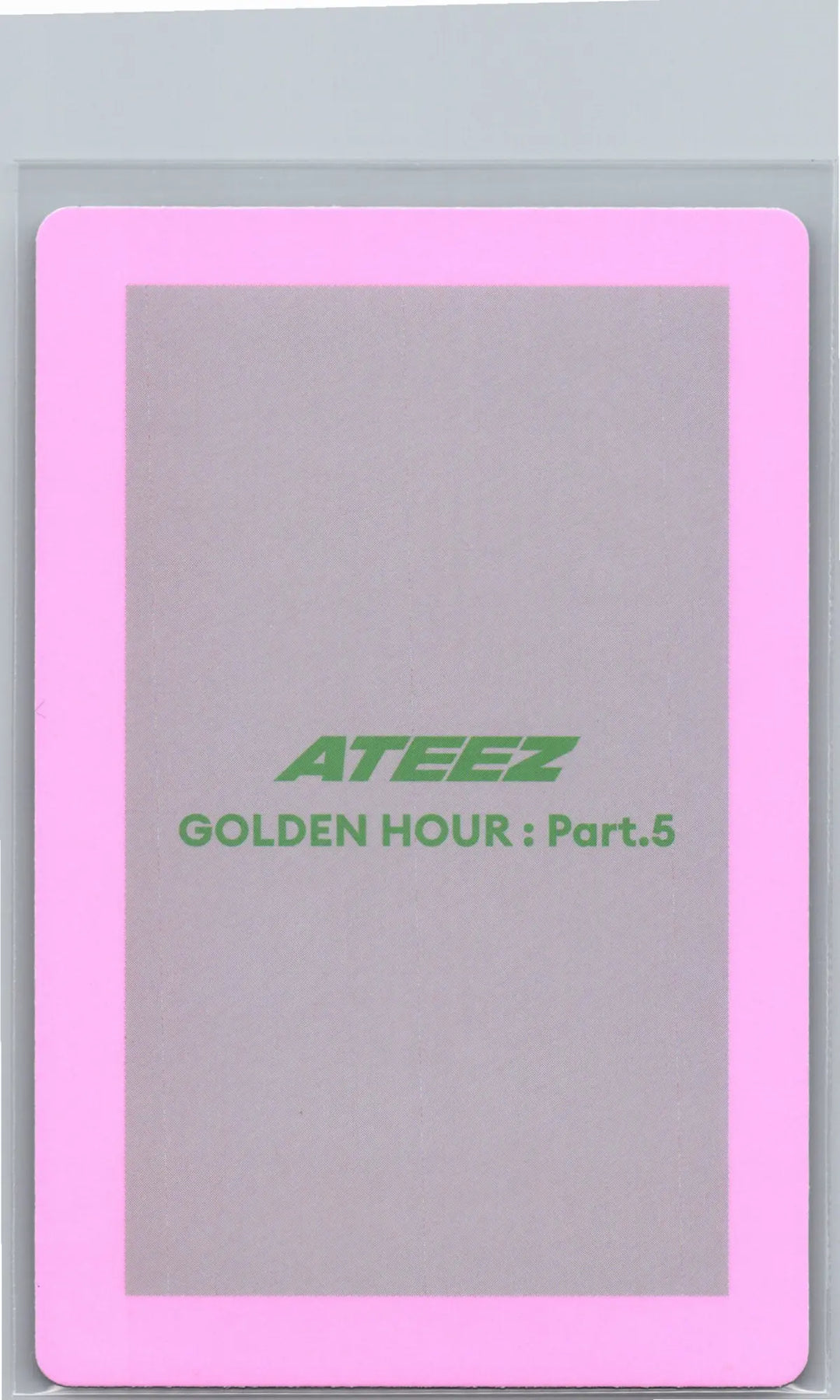 ATEEZ "GOLDEN HOUR : Part.5" - Official Photocard (A ver.) [26.06.26]