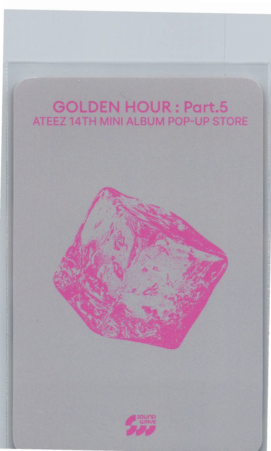 ATEEZ "GOLDEN HOUR : Part.5" - Soundwave POP-UP Lucky Draw Event Photocard, Card Sticker [26.06.26]