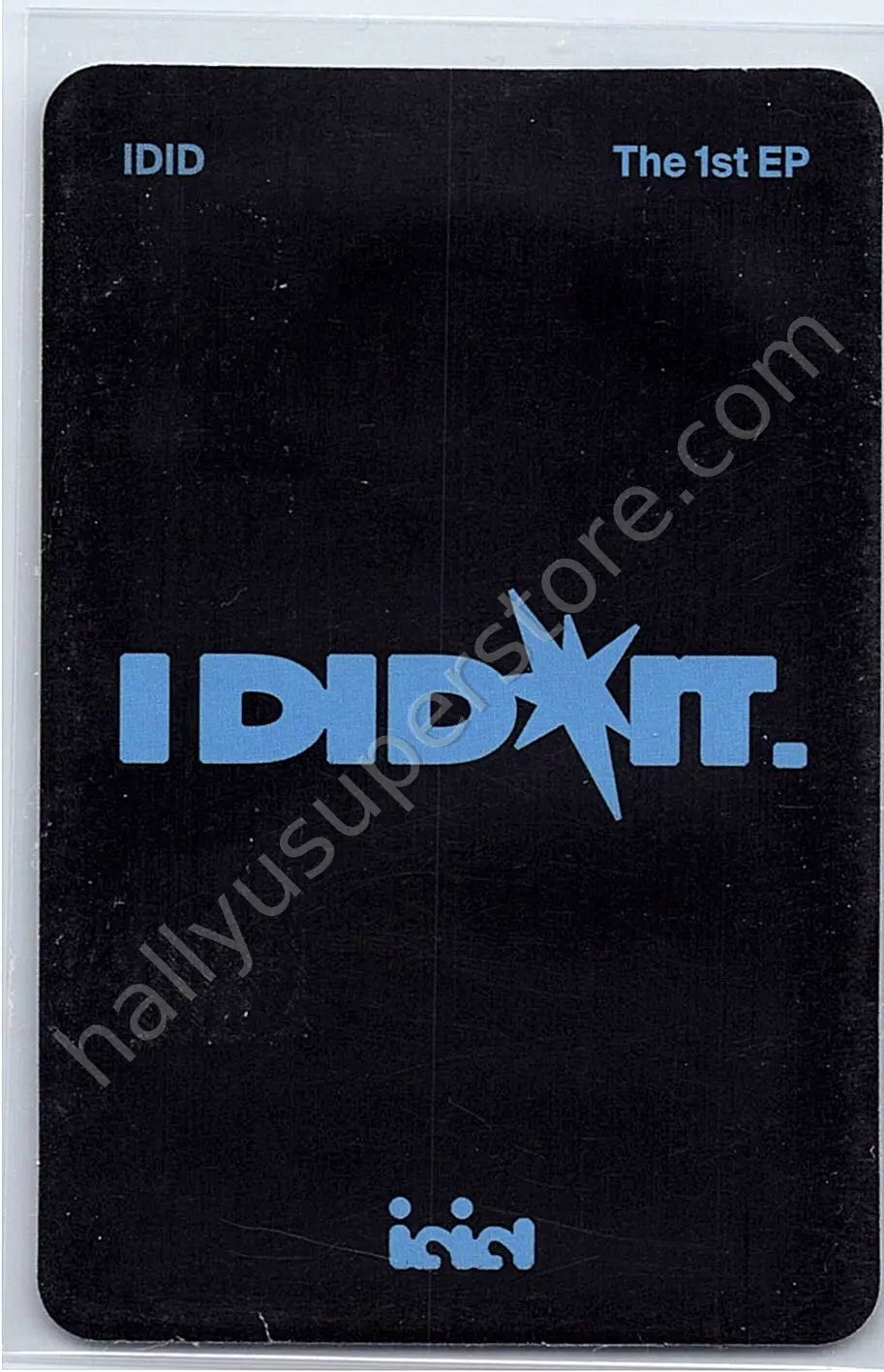 IDID - Junhyuk - I did it. album photocard photobook version yesterday version