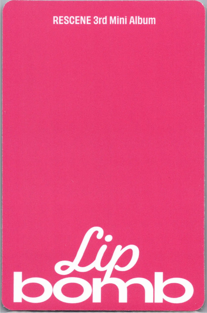 RESCENE "Lip bomb" - Official Photocard (QR)(Photocard Ver.) [26.07.24]