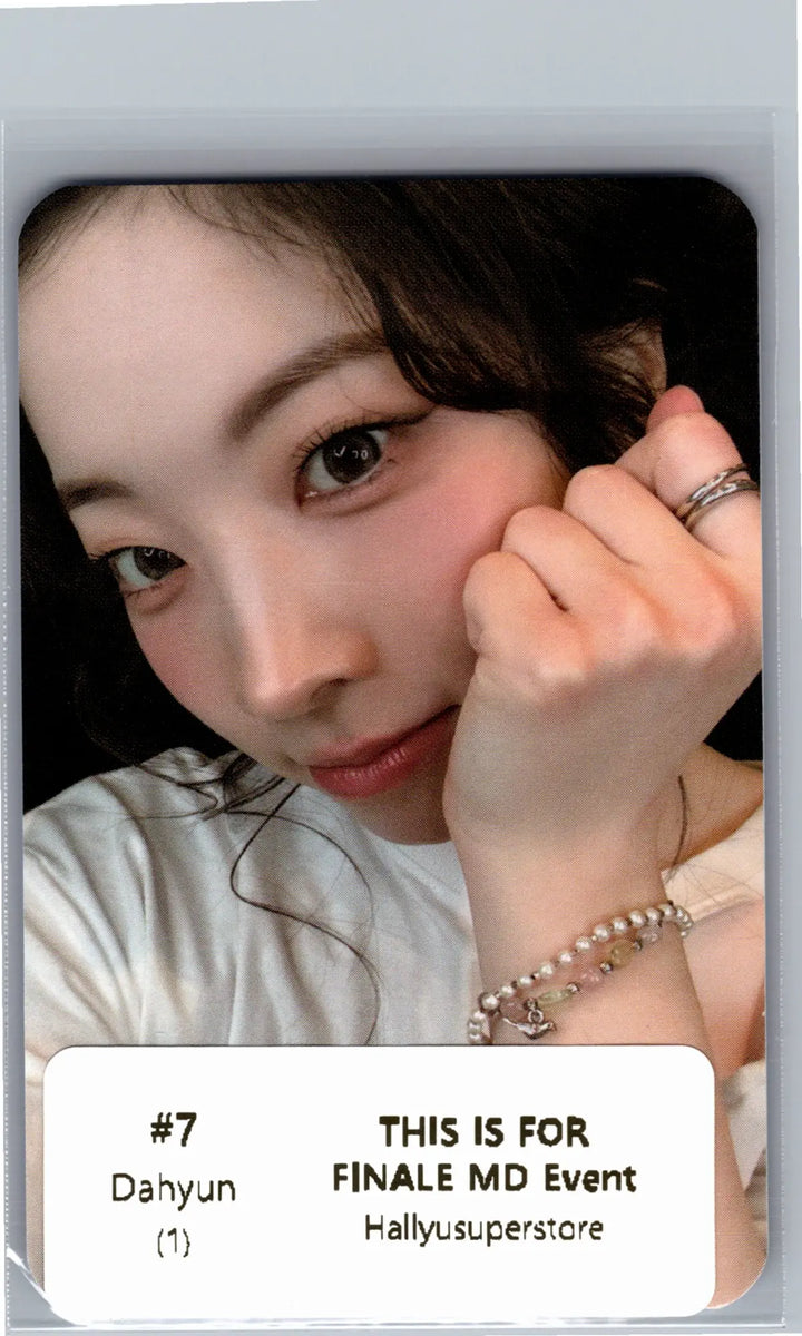 TWICE - <THIS IS FOR> WORLD TOUR FINALE in SEOUL POP-UP Store MD Event Photocard [26.07.03]