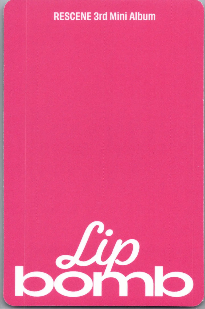 RESCENE "Lip bomb" - Official Photocard (QR)(Photocard Ver.) [26.07.24]