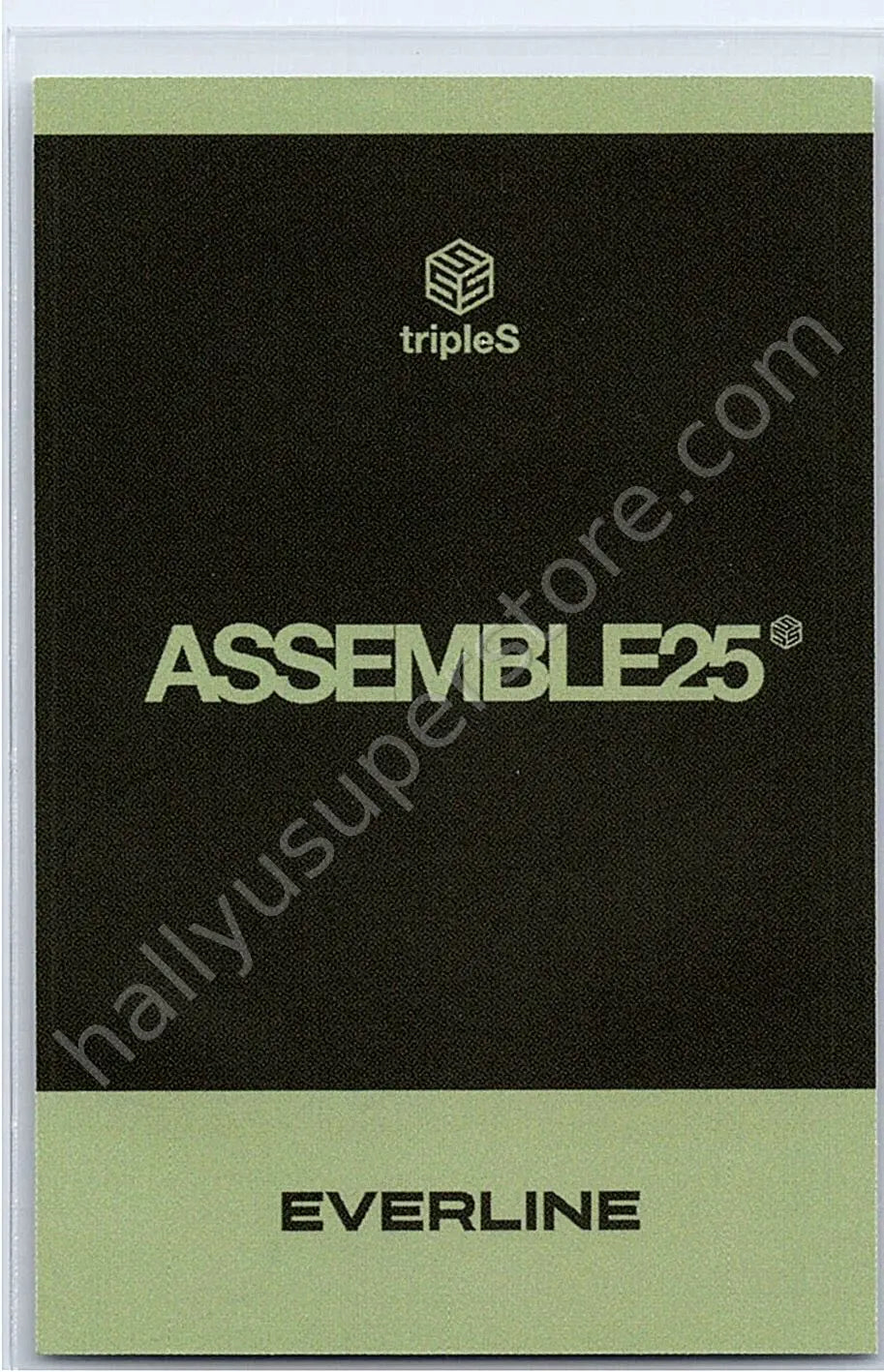 tripleS - Nien - Assemble25 apple music fansign polaroid round 1