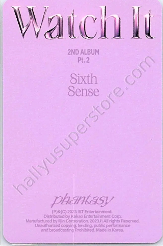 THE BOYZ - Q - Phantasy Pt. 2: Sixth Sense