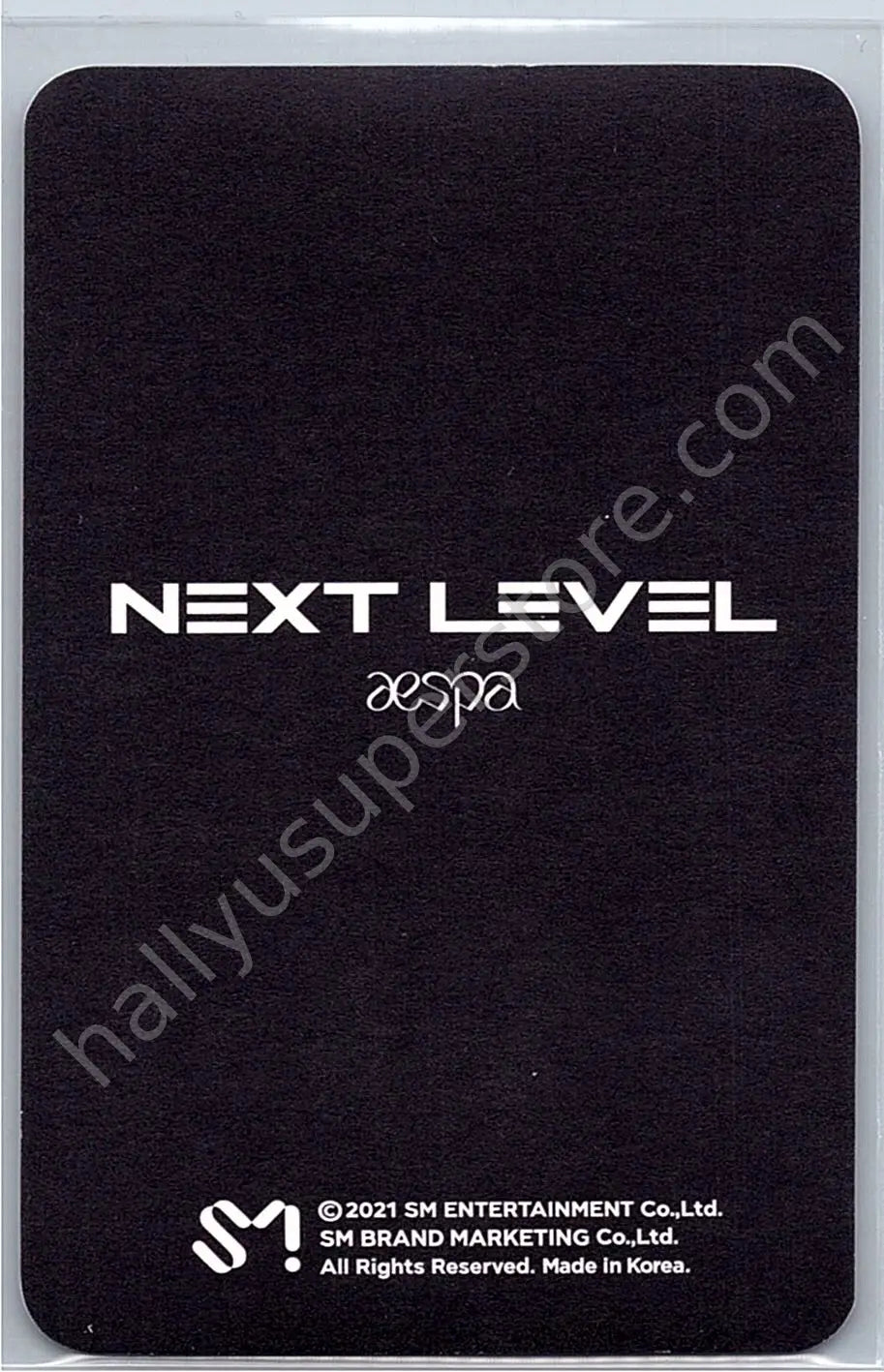 aespa - Ningning - Next Level holographic (hologram) merch photocard