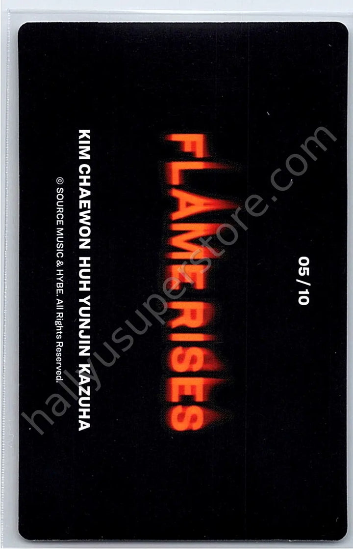 LE SSERAFIM - Unit - Flame Rises Tour (2023) merch photocard trading card