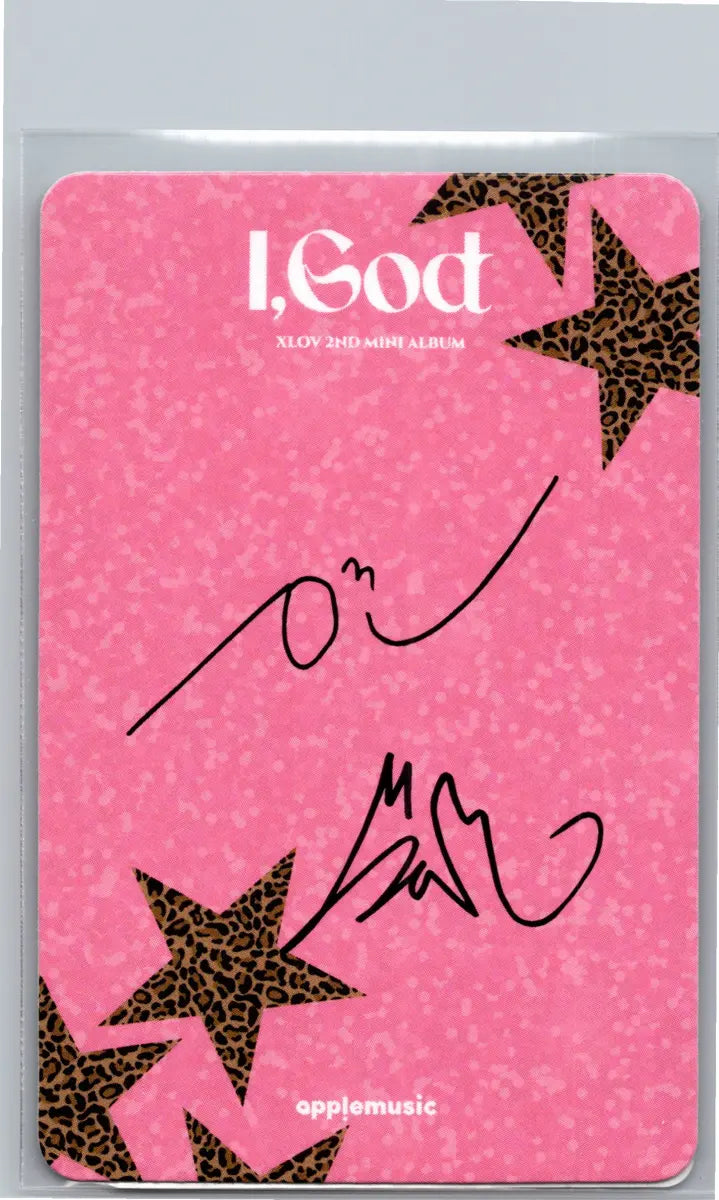 XLOV "I,God"- Apple Music Fansign Event Photocard R2 [26.06.22]