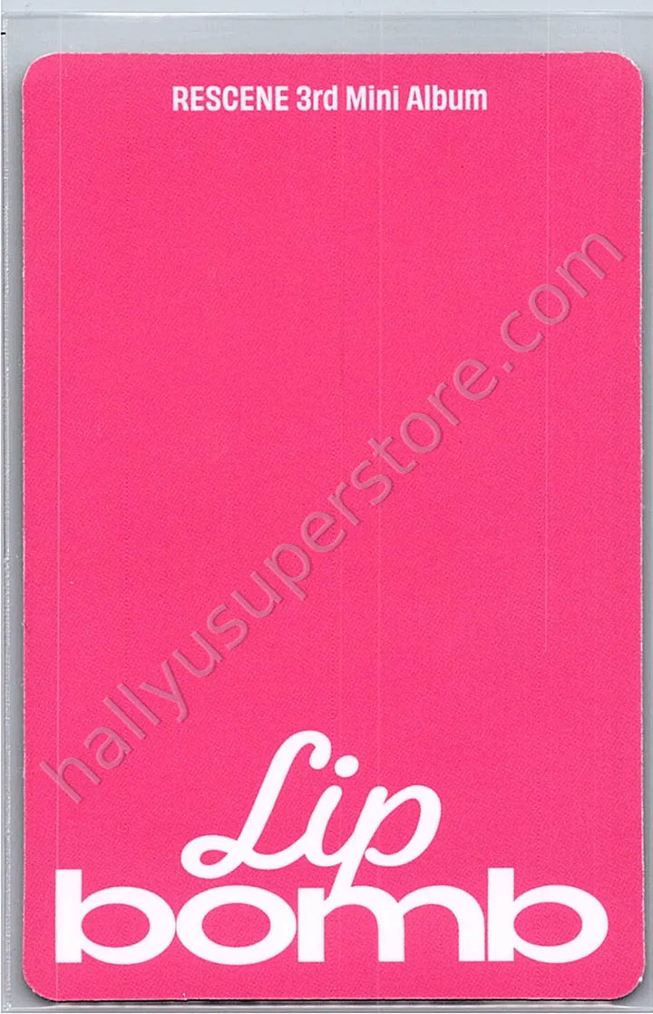 RESCENE - Zena - lip bomb album photocard balm version qr version