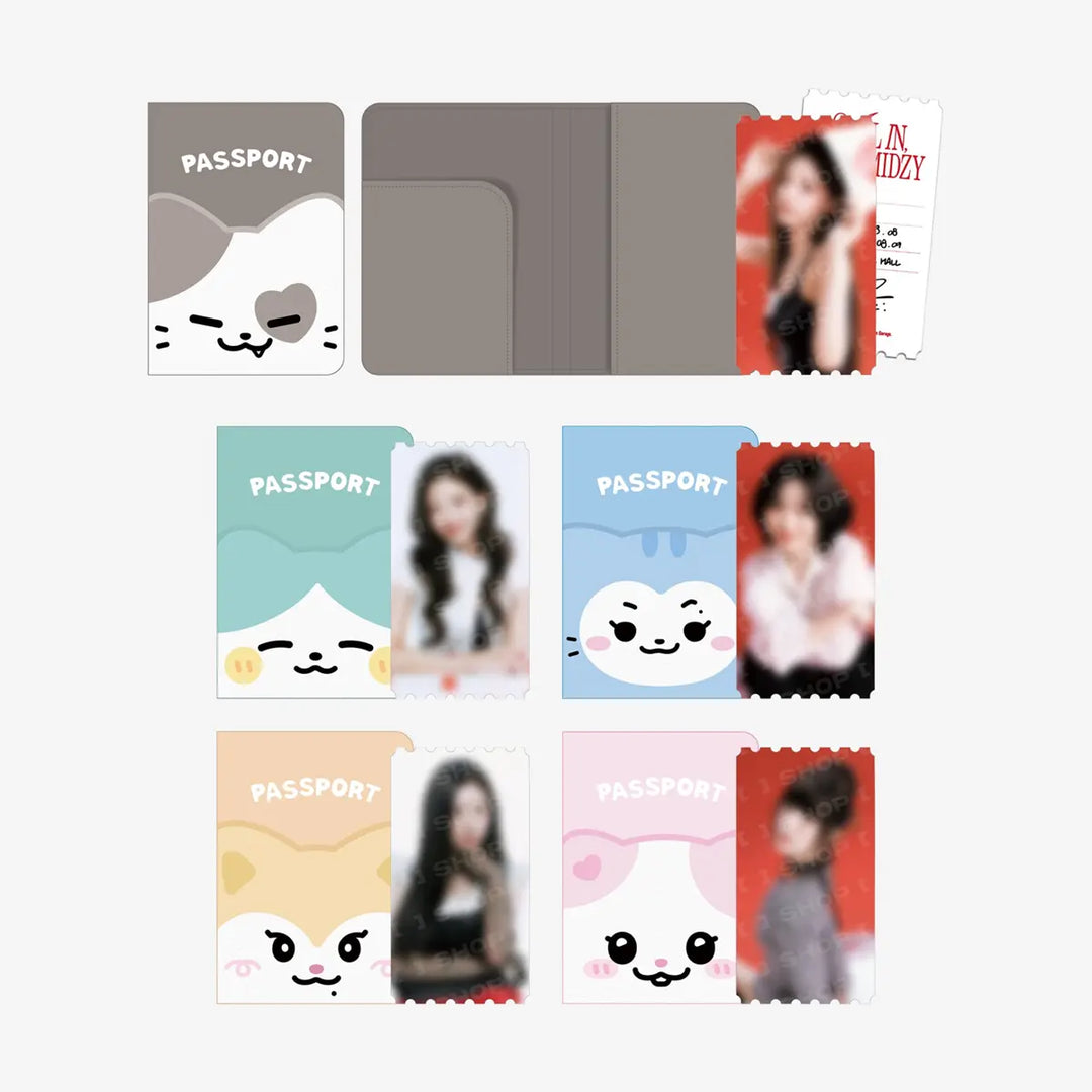 [ITZY] TWINZY PASSPORT COVER SET - ALL IN, MIDZY