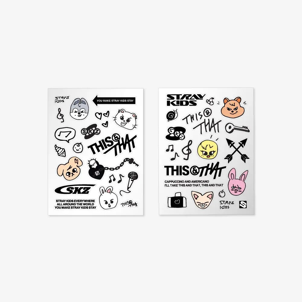 [Stray Kids] TATTOO STICKER - THIS &amp; THAT