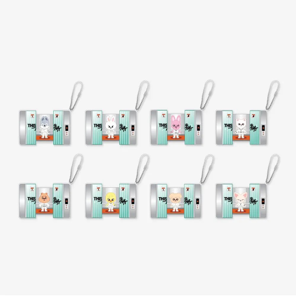 [Stray Kids] SKZOO CAPSULE ACRYLIC KEYRING - THIS &amp; THAT